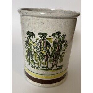 RARE Vintage Metlox Drummers Small Canister Cottagecore Farmhouse Kitchen No Lid